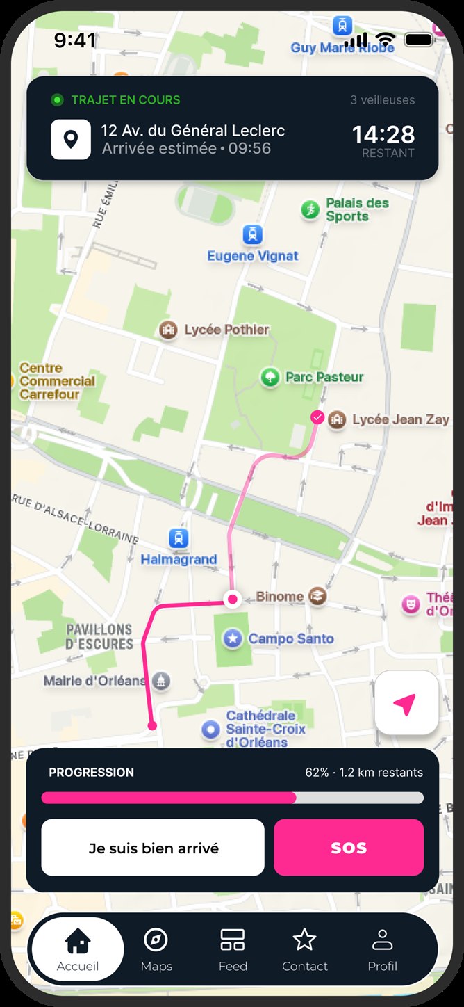 Apercu d'un trajet NAIA